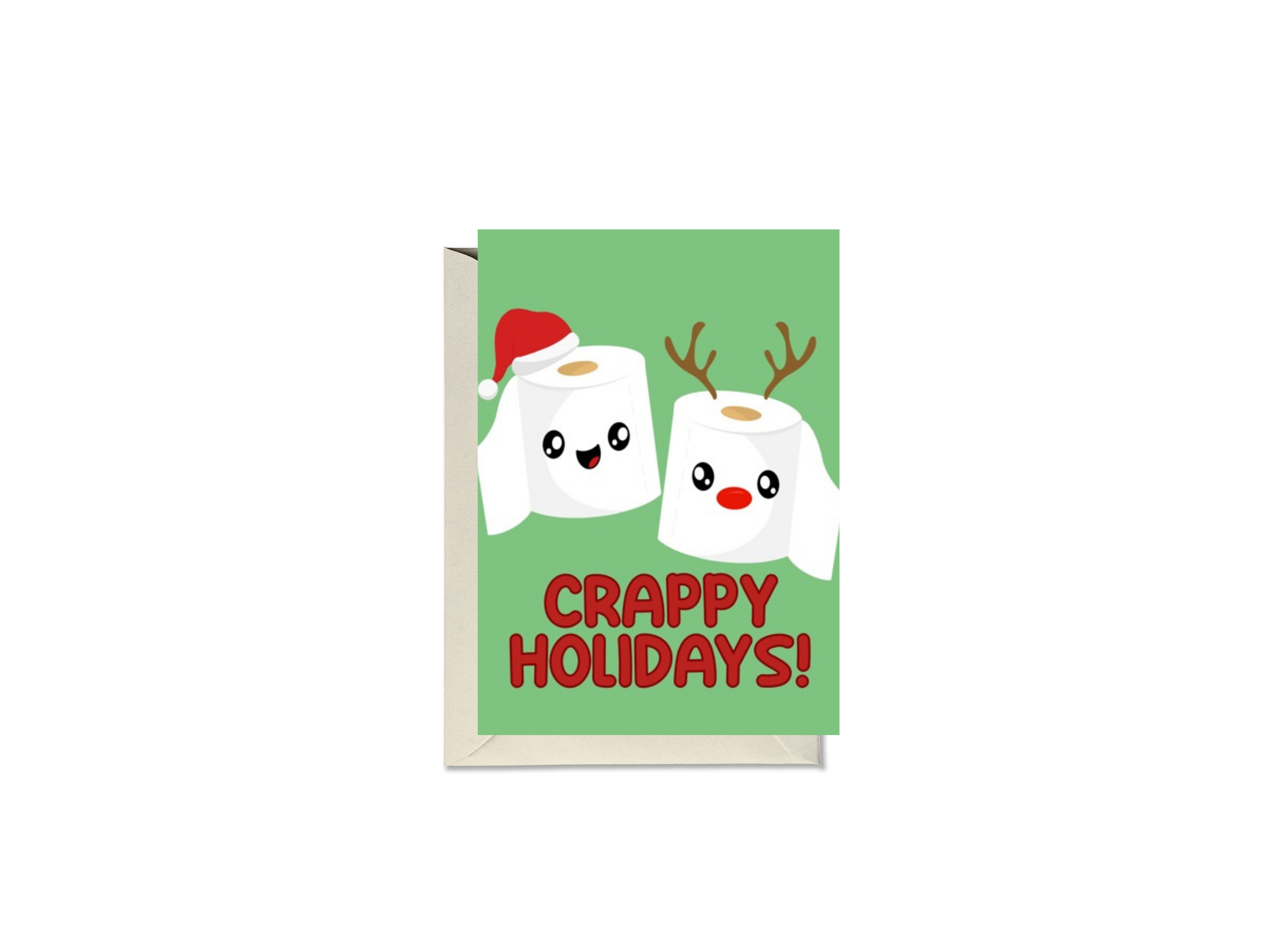 Crappy Holidays Toilet Roll Card