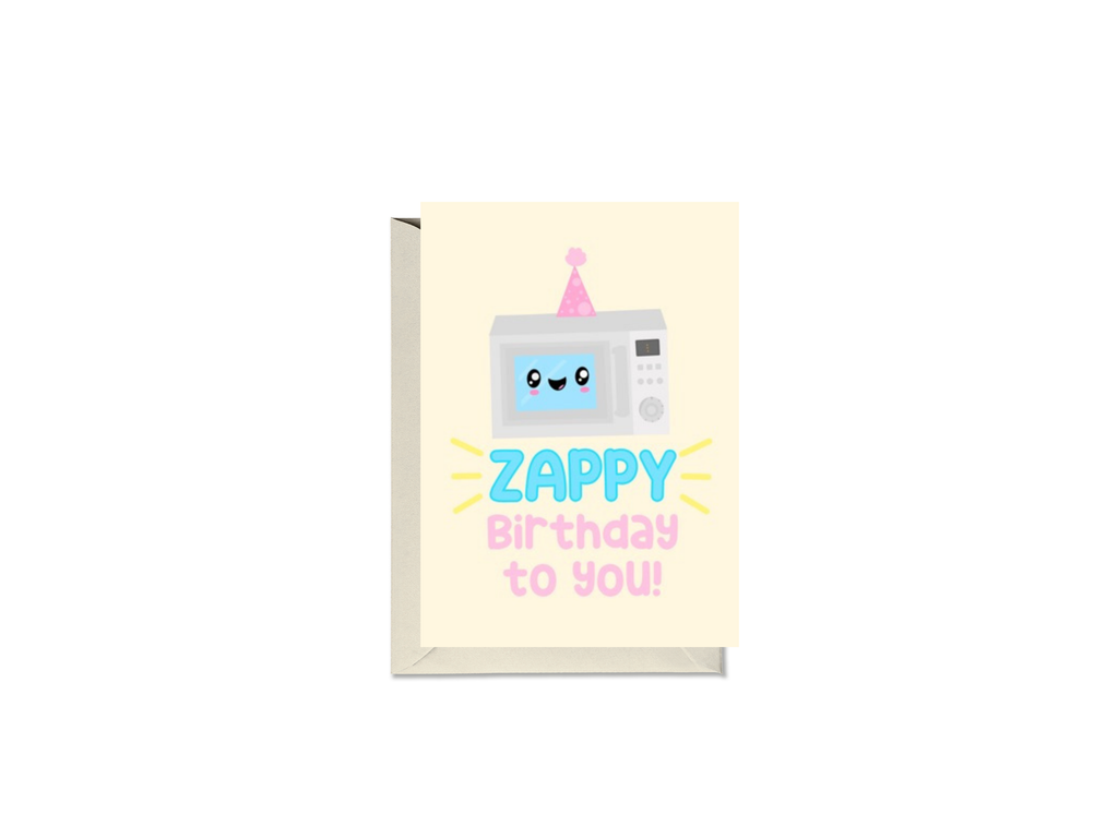 Zappy Birthday To You Microwave Card