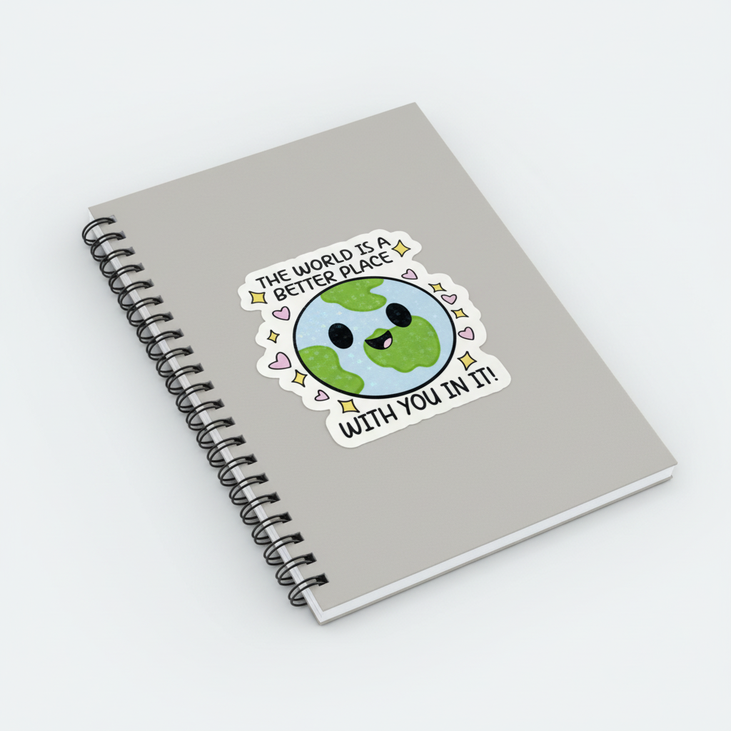 The World Is A Better Place With You In It Sticker