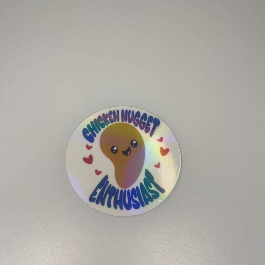 Chicken Nugget Enthusiast Sticker