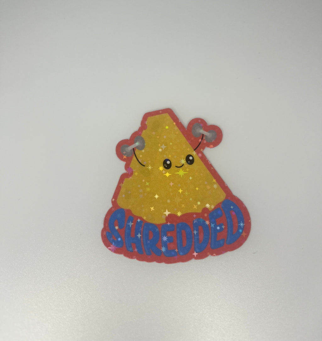 Shredded Cheese Sticker