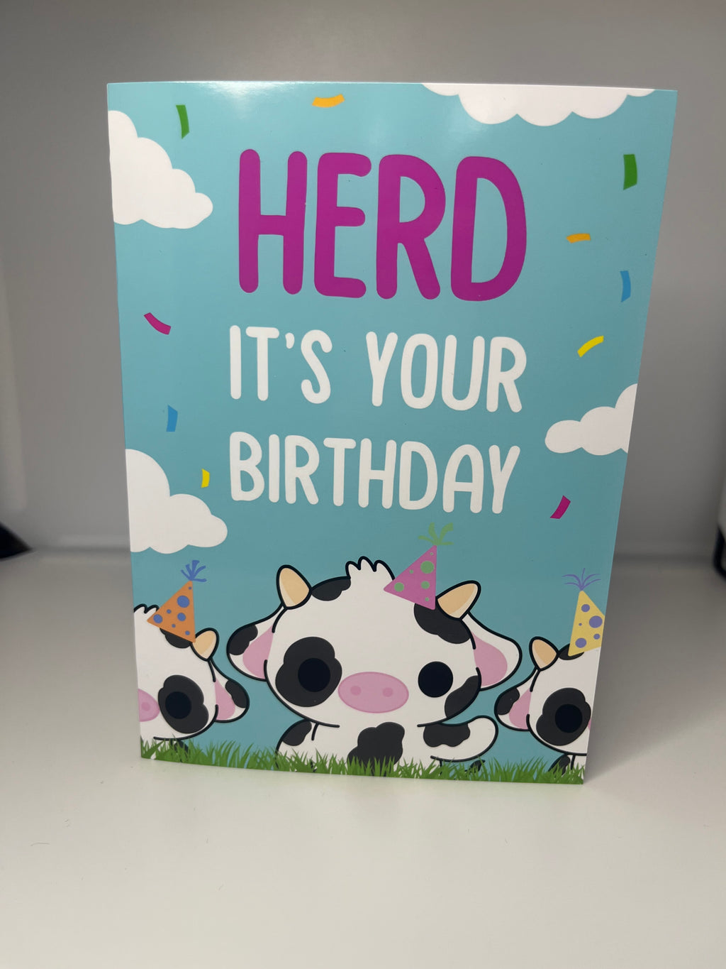 Herd It’s Your Birthday Cow Card