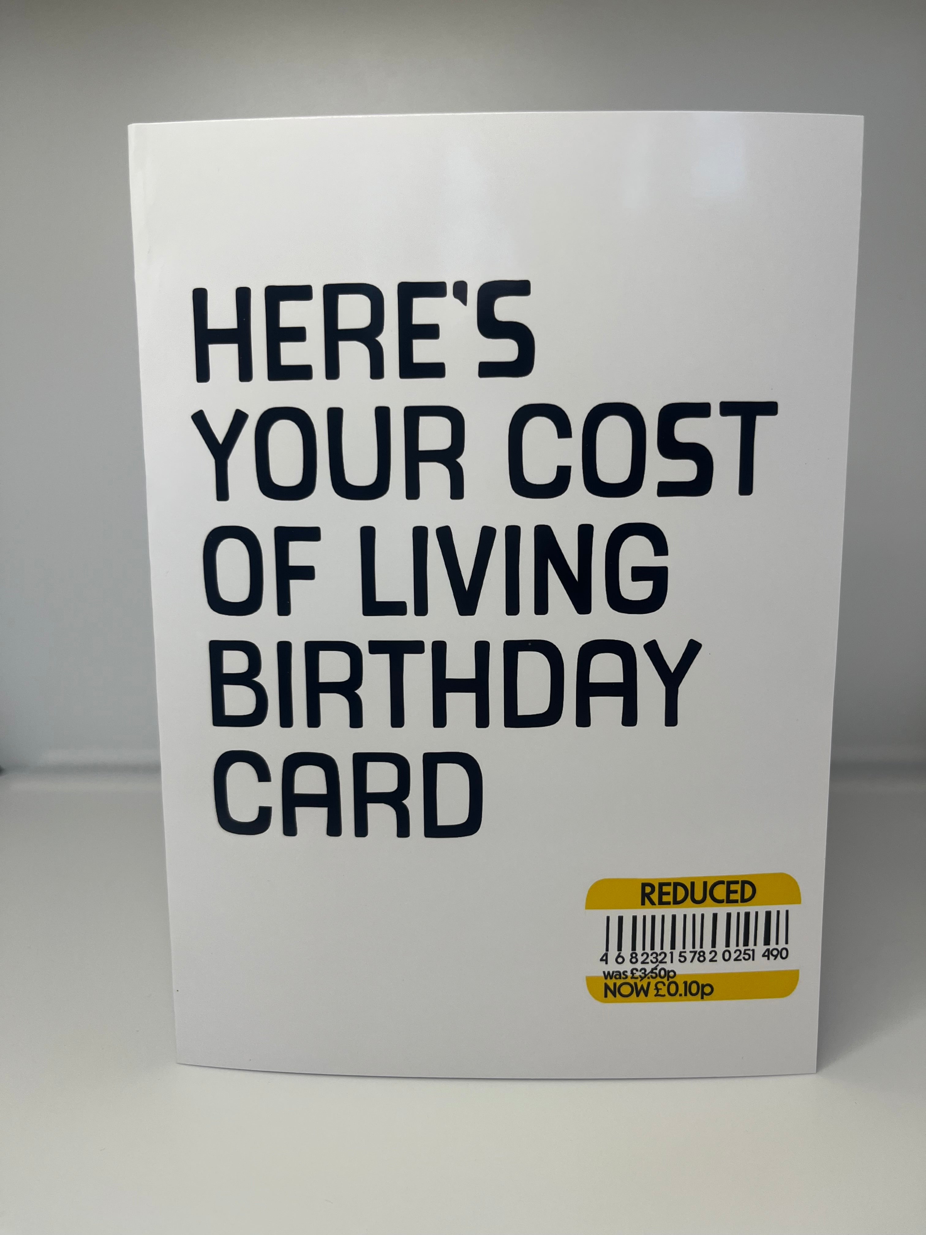 Here’s Your Cost Of Living Birthday Card