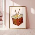 Good Noods Good Moods Noodle Box Poster