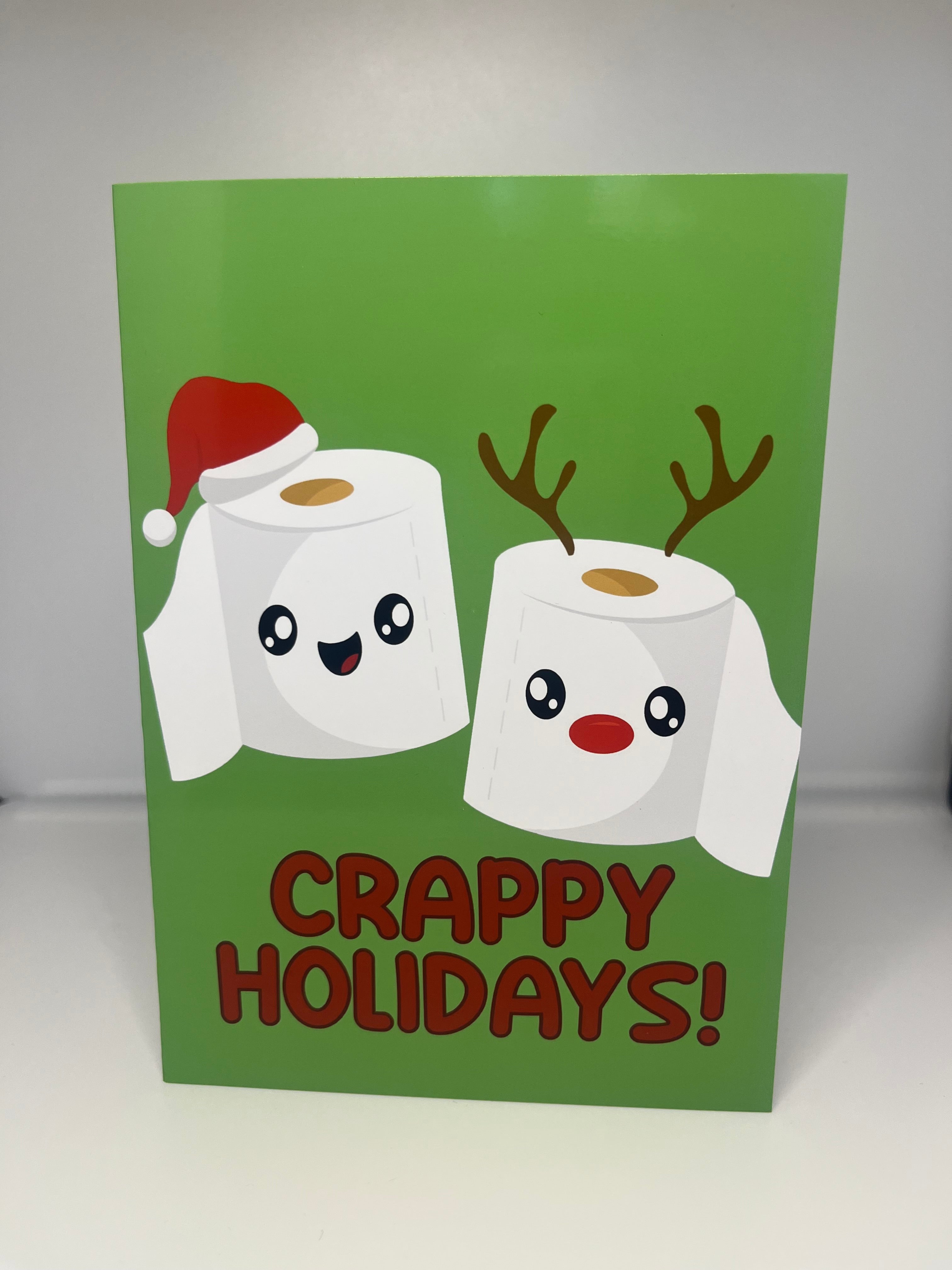 Crappy Holidays Toilet Roll Card