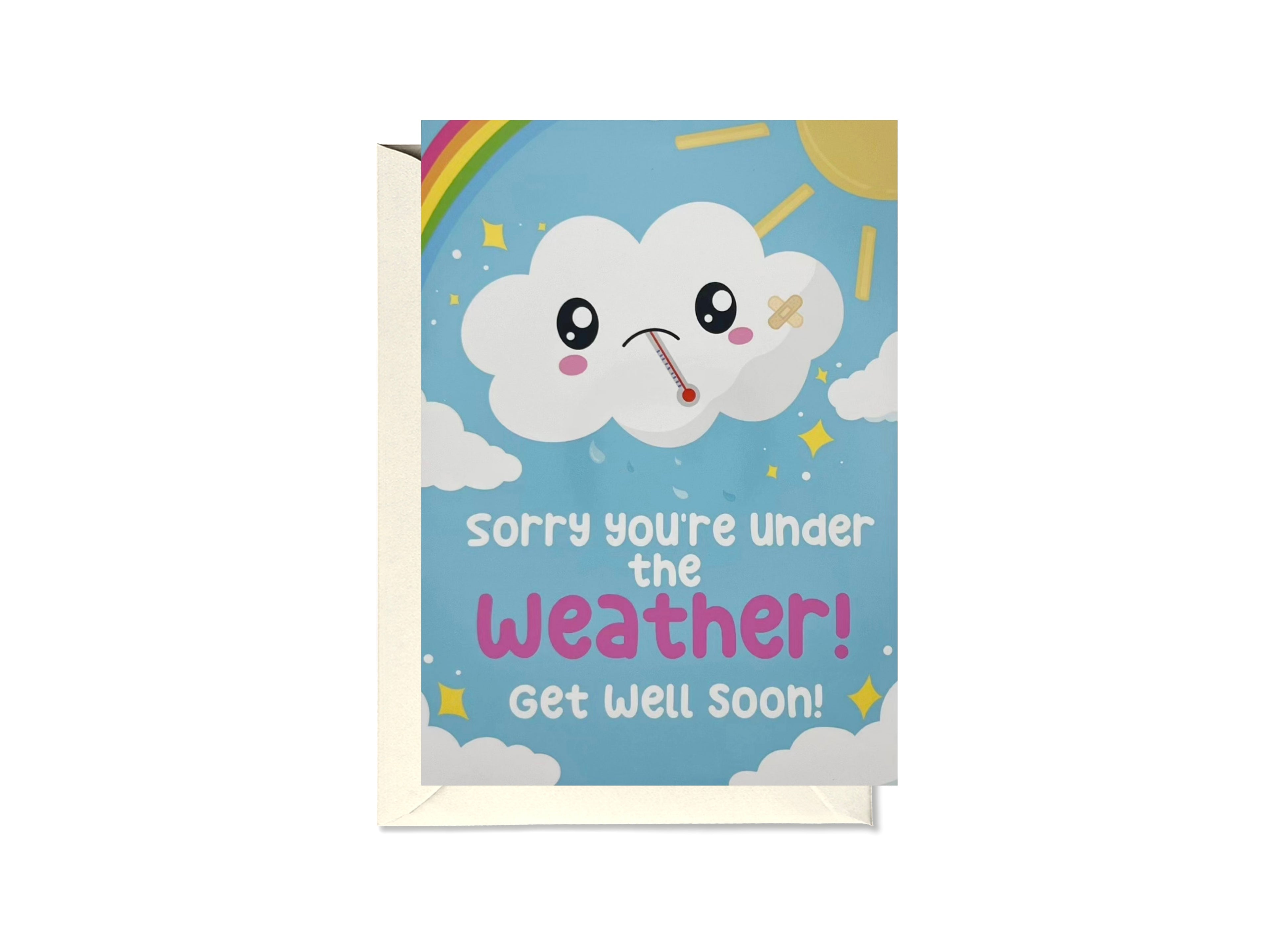 Sorry You’re Under The Weather Cloud Card