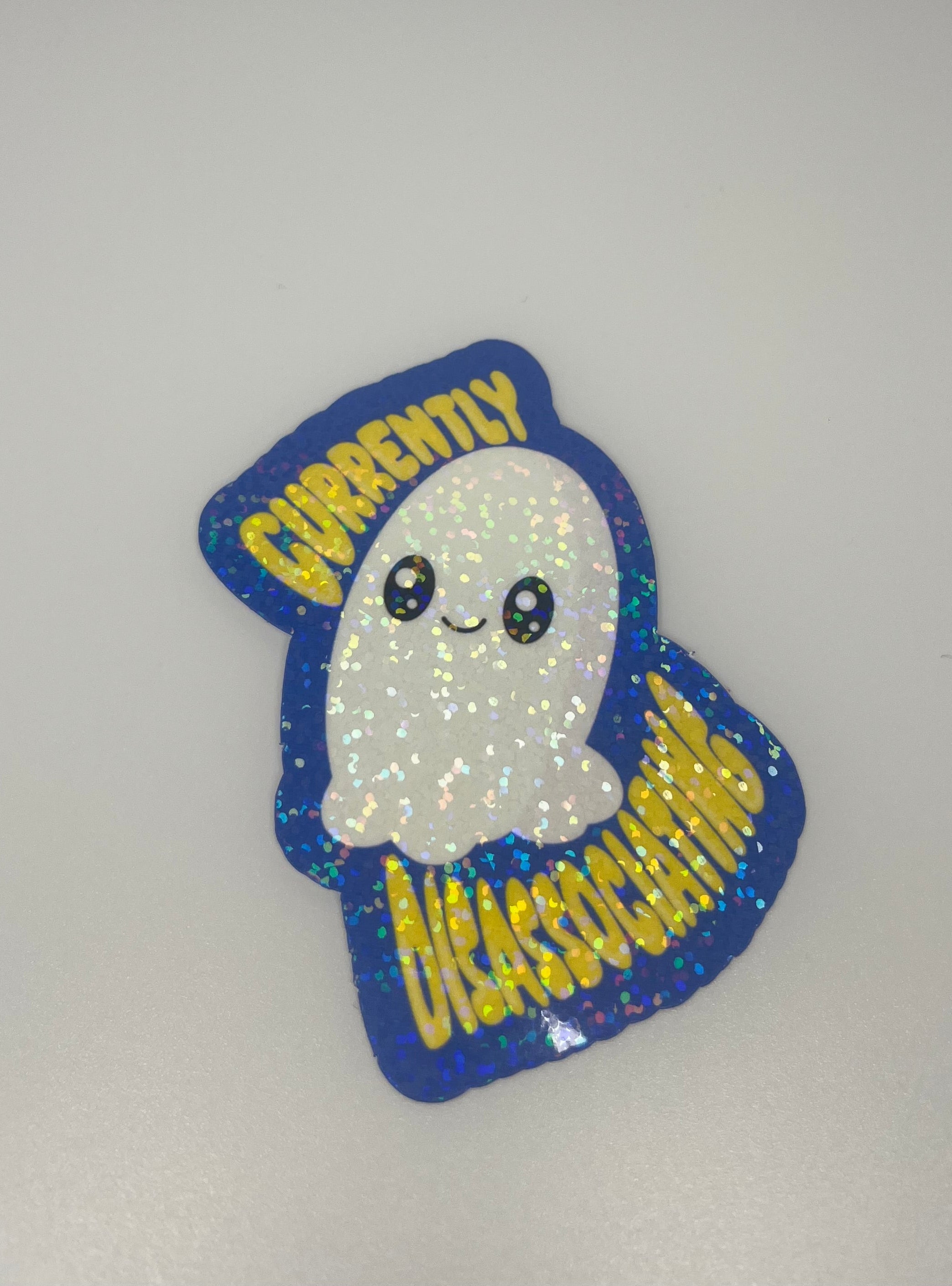 Currently Disassociating Ghost Sticker