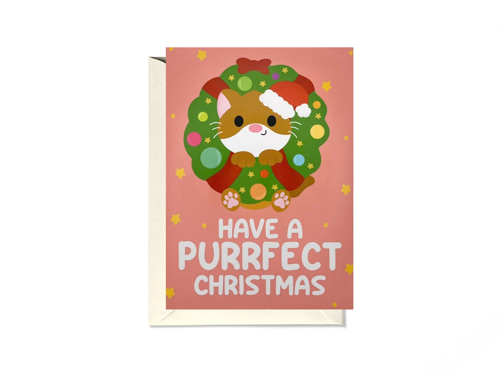 Have A Purrfect Christmas Cat Card