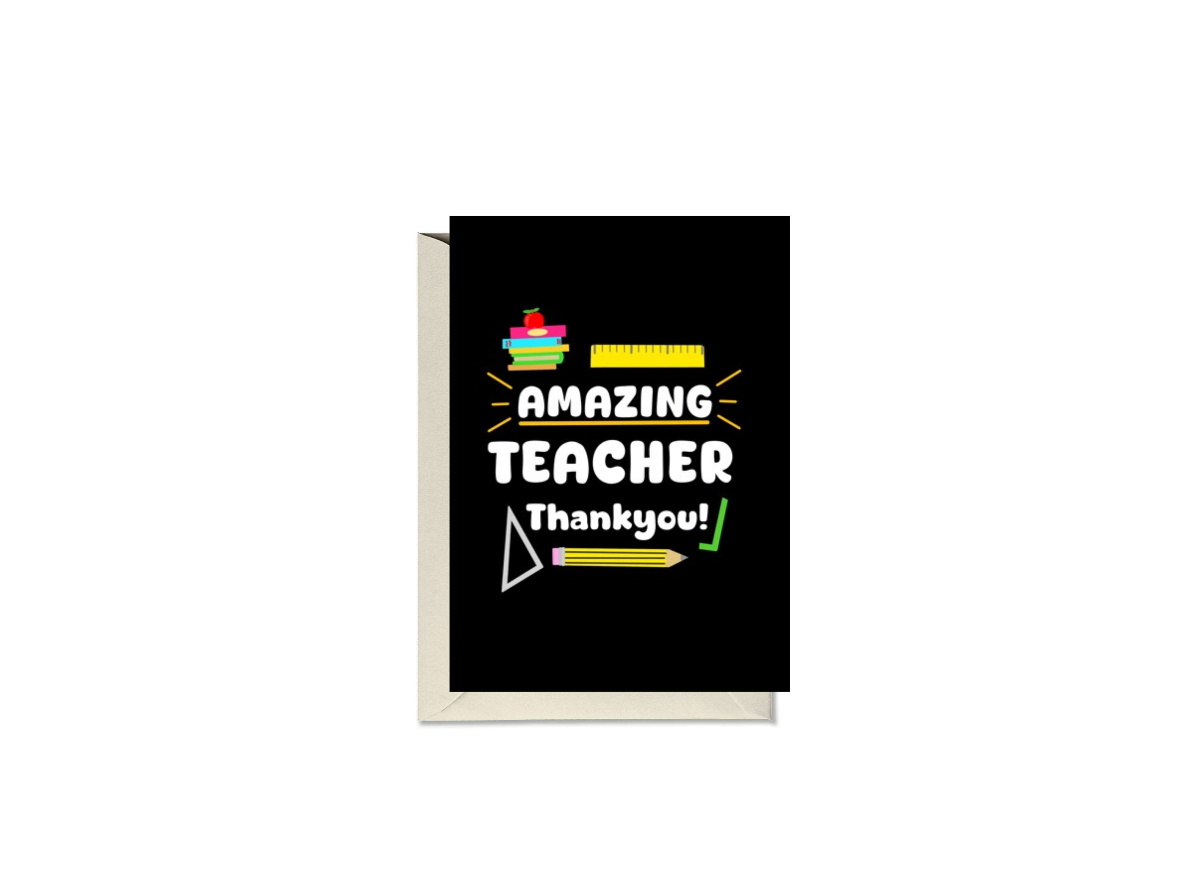 Amazing Teacher Thankyou! Card